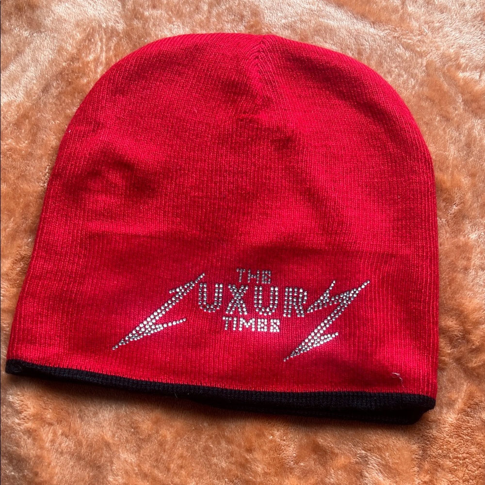 Private Label Red Beanie Hat